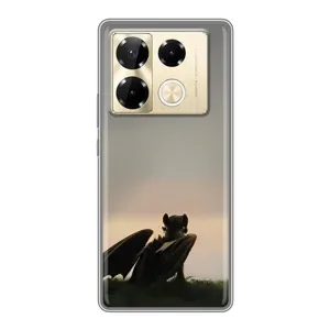 Чохол як приборкати дракона на Infinix Note 40 Pro (Беззубик)