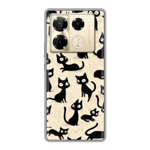 Чохол з малюнком кіт на Infinix Note 40 Pro