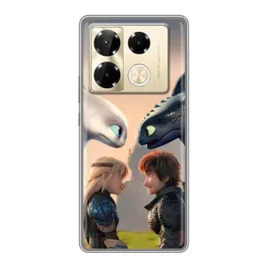 Чохол як приборкати дракона на Infinix Note 40 Pro (Гикавка і Астрід)