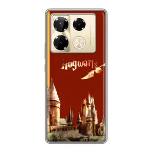 Чехлы с Гарри Поттером для Infinix Note 40 Pro (AlphaPrint) (Hogwarts)