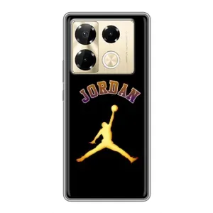Чохли для Infinix Note 40 Pro - з картинкою JORDAN (AlphaPrint) (Jordan Gold)