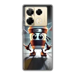 Чохол з мемом Тралалело тралала на Infinix Note 40 Pro (Капучіно асасіно)
