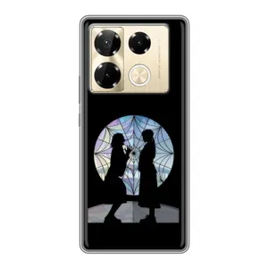 Чехлы Венсдей на Infinix Note 40 Pro Уэнсдей (AlphaPrint) (комната Уэнздей)