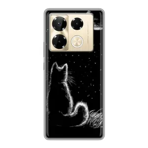 Чохол з принтом для Infinix Note 40 Pro (AlphaPrint) Модні коти