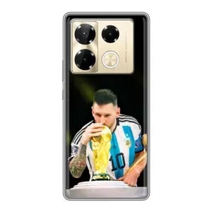 Чохли для Infinix Note 40 Pro (Leo чемпіон) (AlphaPrint) (Кубок Мессі)