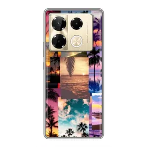 Силіконовий чохол з КАРТИНКАМИ літо для Infinix Note 40 Pro (AlphaPrint) (Літня відпустка)
