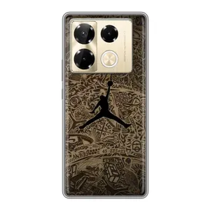 Чохли для Infinix Note 40 Pro - з картинкою JORDAN (AlphaPrint) (Logo Jordan)