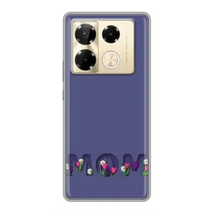 Чохол з принтом «Мама в квітах» для Infinix Note 40 Pro