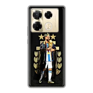 Чохли для Infinix Note 40 Pro (Leo чемпіон) (AlphaPrint) (Мессі Король)
