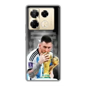 Чохли для Infinix Note 40 Pro (Leo чемпіон) (AlphaPrint) (Мессі Чемпіон)