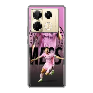 Чохли для Інфінікс Ноут 40 Про - Лео Мессі Маямі (Messi Miami)
