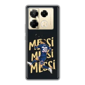Чохли для Infinix Note 40 Pro (Leo чемпіон) (AlphaPrint) (Messi ПСЖ)