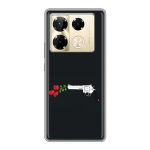 Чехлы (ART) Цветы на Infinix Note 40 Pro (VPrint) (Неочікувані квіти)