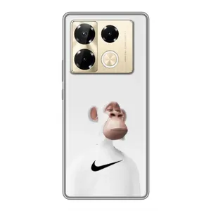 Чехлы с Обезьянами NFT для Infinix Note 40 Pro (AlphaPrint) (обезьяна NFT Nike)