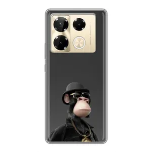 Чехлы с Обезьянами NFT для Infinix Note 40 Pro (AlphaPrint) (Обезьяна NFT)