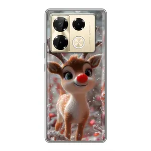 Яскравий чохол для Infinix Note 40 Pro з Зимові Оленята