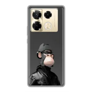 Чехлы с Обезьянами NFT для Infinix Note 40 Pro (AlphaPrint) (стильная обезьяна NFT)