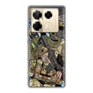 Чехлы с картинкой ЗСУ для Infinix Note 40 Pro (AlphaPrint)