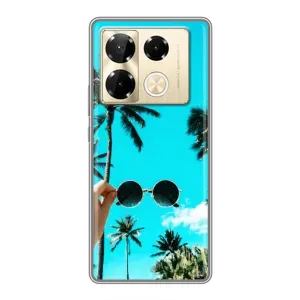 Силіконовий чохол з КАРТИНКАМИ літо для Infinix Note 40 Pro (AlphaPrint) (Погляд літо)