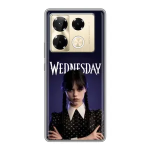 Чехлы Венсдей на Infinix Note 40 Pro Уэнсдей (AlphaPrint) (Wednesday)