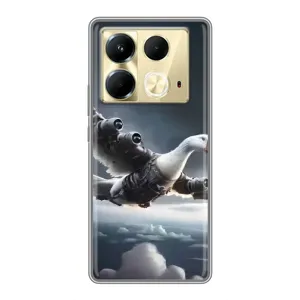 Чехол с мемом Тралалело тралала на Infinix Note 40 (Бомбардини гусини)