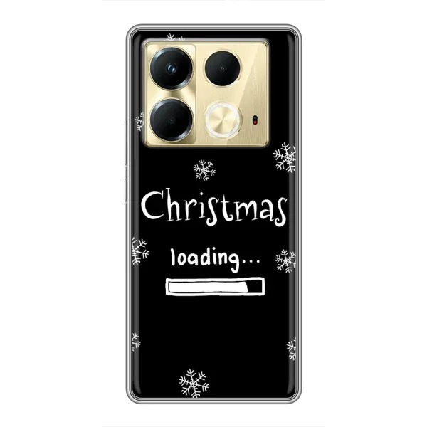 Чохол з принтом «Christmas loading» для Infinix Note 40