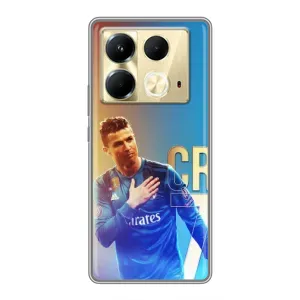 Чехол Криштиану Роналду для Infinix Note 40 (AlphaPrint) (CR7 Real)