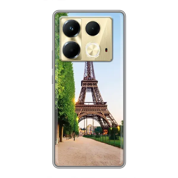Чохол з принтом «Дорога до Парижу» для Infinix Note 40
