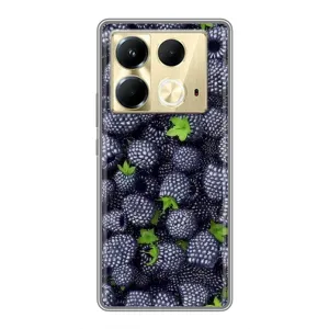 Чехлы с Фруктами для Infinix Note 40 (VPrint) (Ежевика)