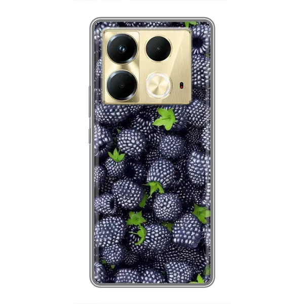 Чохол з принтом «Ожина» для Infinix Note 40