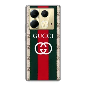 Чехлы ГУЧЧИ для Инфиникс Ноут 40 (AlphaPrint) (Gucci дизайн)