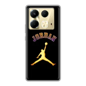 Чехлы для Infinix Note 40 - с картинкой JORDAN (AlphaPrint) (Jordan Gold)