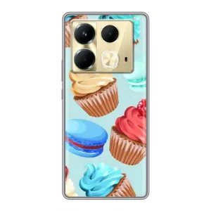 Чехлы с Фруктами для Infinix Note 40 (VPrint) (Кексики)