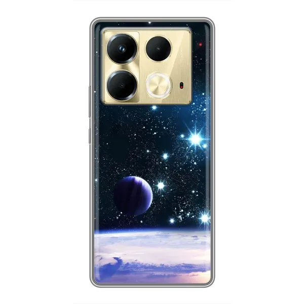 Чохол з принтом «Космічний вид» для Infinix Note 40