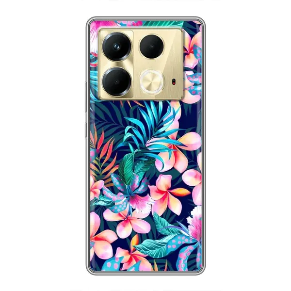 Чохол з принтом «Мальовничі квіти» для Infinix Note 40