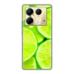 Чехлы с Фруктами для Infinix Note 40 (VPrint) (Лайм)