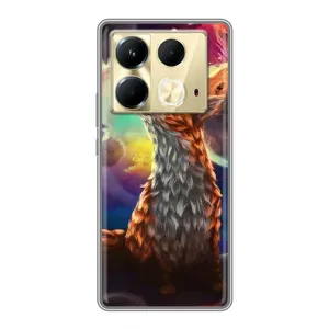 Чохли з картинкою Лисичка для Infinix Note 40 (VPrint) (Лисичка в космосі)