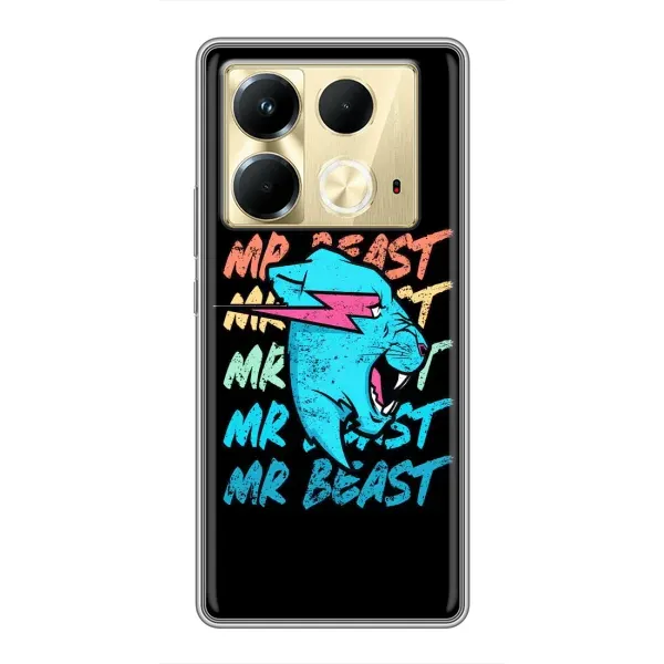 Чохол з принтом «logo Mr beast» для Infinix Note 40