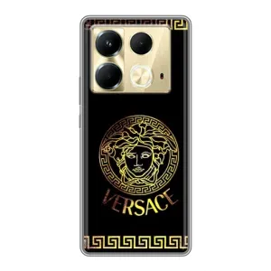 Чехлы VERSACE для Инфиникс Ноут 40 (PREMIUMPrint) (Logo Versace)