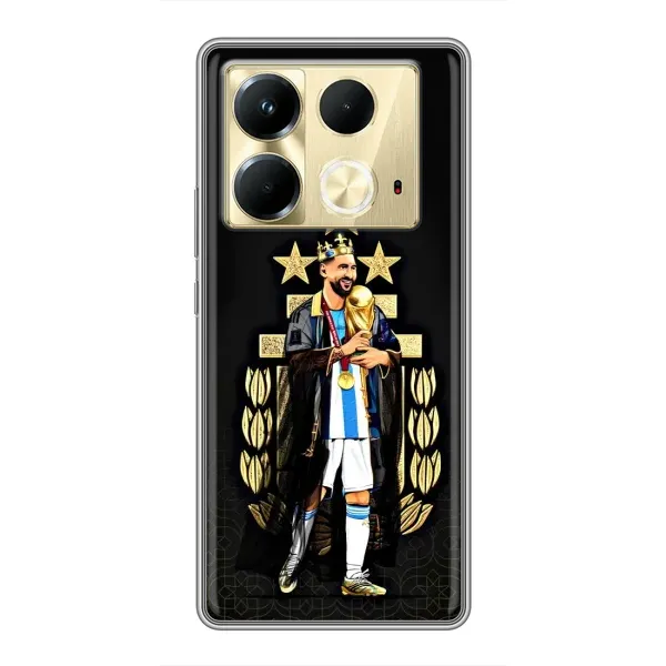 Чохол з принтом «Мессі Король» для Infinix Note 40