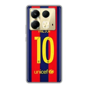 Чехлы Месси для Infinix Note 40 (AlphaPrint) (Messi Barca 10)