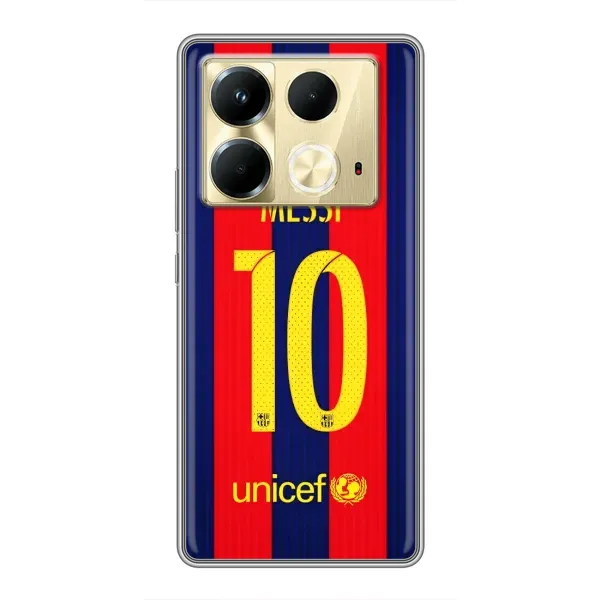 Чохол з принтом «Messi Barca 10» для Infinix Note 40