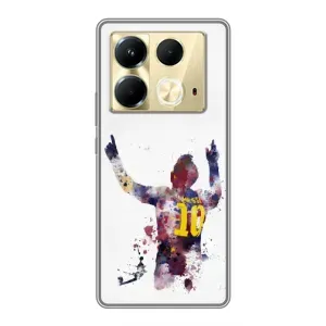 Чехлы Месси для Infinix Note 40 (AlphaPrint) (Messi Barca)