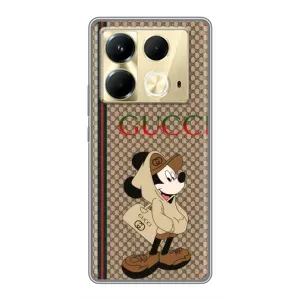 Чехлы ГУЧЧИ для Инфиникс Ноут 40 (AlphaPrint) (Mickey GUCCI)
