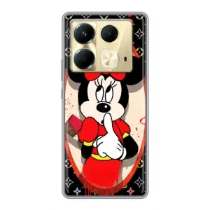 Чехол Disney Mouse Infinix Note 40 (PREMIUMPrint) (Минни Маус ЛВ)
