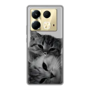 Чохол з малюнком кіт на Infinix Note 40 (Пара котів)