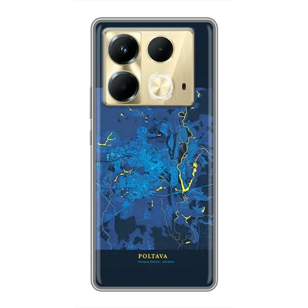 Чохол з принтом «Полтава» для Infinix Note 40