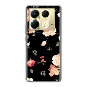 Чехлы с Цветами для Infinix Note 40 (VPrint) (Розочки)