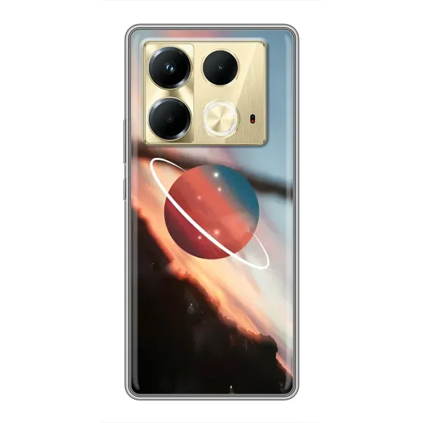 Чохол з принтом «Сатурн» для Infinix Note 40