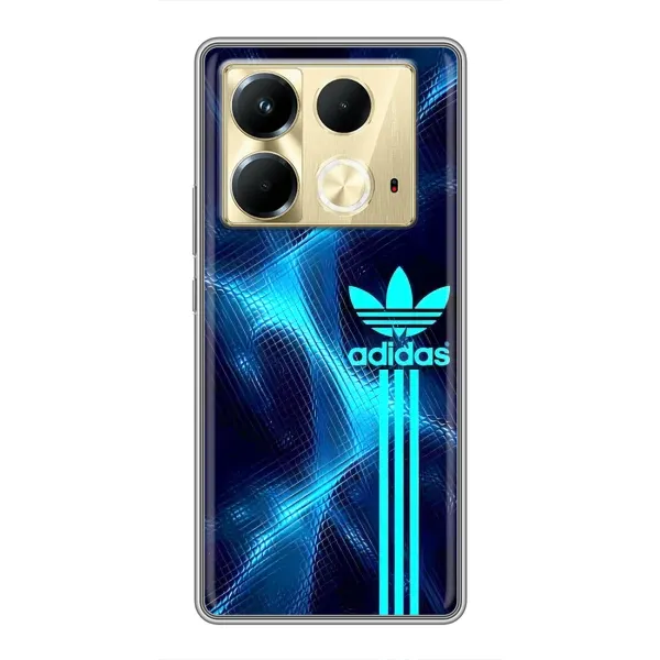 Чохол з принтом «Синій Адідас» для Infinix Note 40